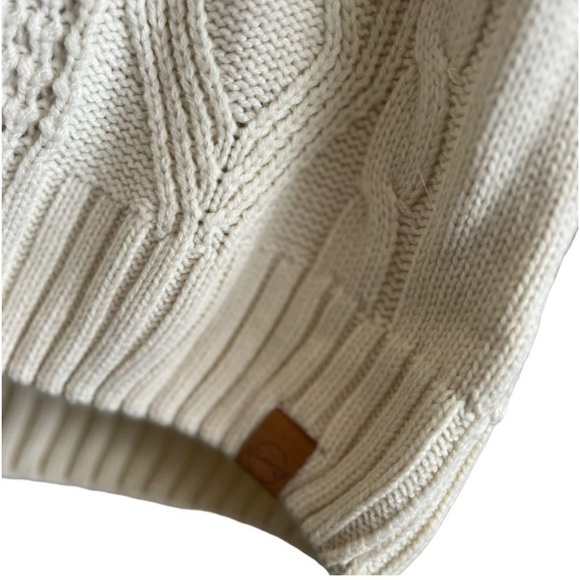 Weatherproof Vintage Cream Cable Knit Sweater Men's XL NWT - Picture 5 of 12